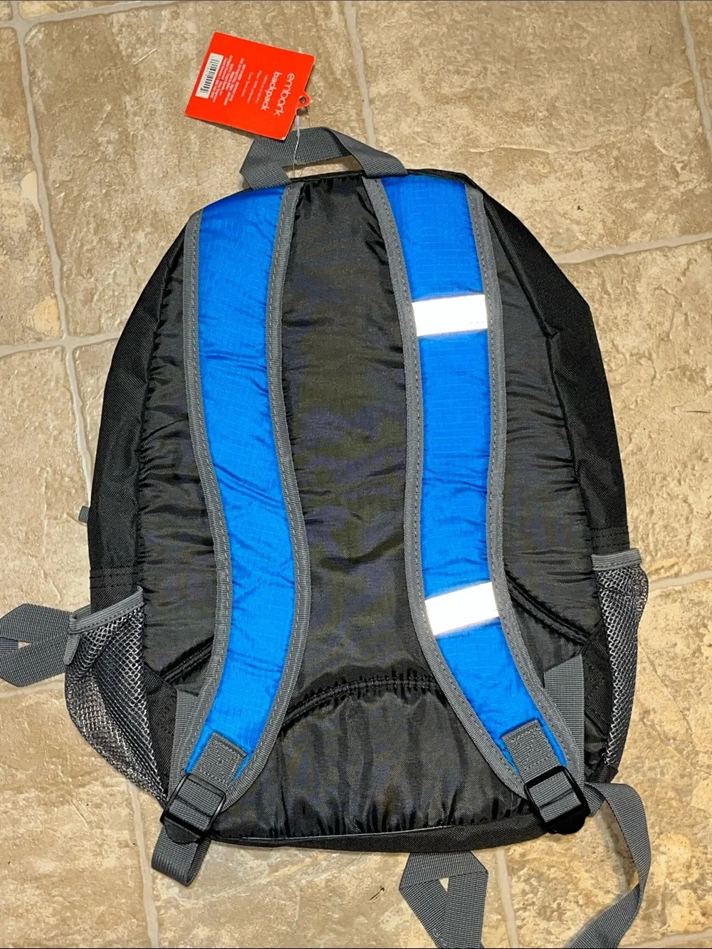 NWT Embark Kids Blue and Gray Everyday Backpack